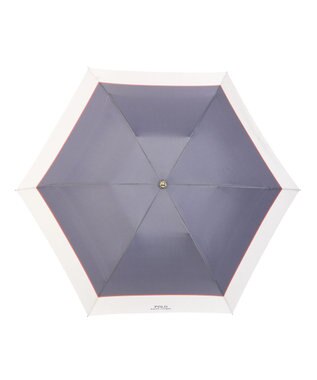 MOONBAT POLO RALPH LAUREN(ポロ ラルフローレン) 折りたたみ傘 ロゴ刺繍 バイカラー ネイビーブルー