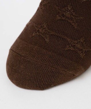 WEGO ポコポコスタークルーソックス ブラウン