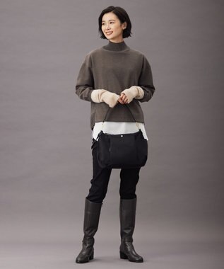 J.PRESS LADIES ピュアカシミヤ アームウォーマー ベージュ系1