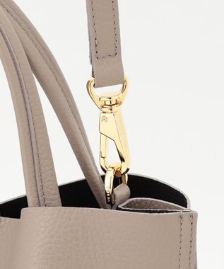 23区 【VIOLAd'ORO】イタリアンWフェイスレザー トートバッグ ベージュ系