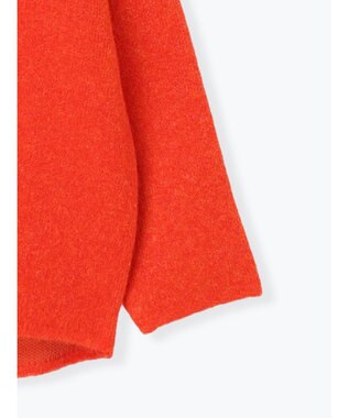 Te chichi 起毛ミドルVネックカーディガン オレンジ