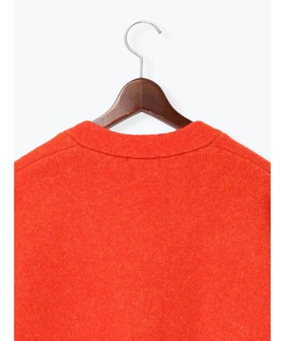 Te chichi 起毛ミドルVネックカーディガン オレンジ