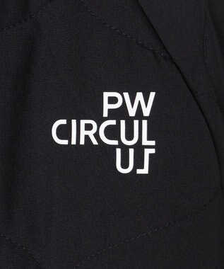 PW CIRCULUS 【3層レイヤー構造ボンディング×中綿キルティング】【MEN】中綿プルオーバー ゴルフ ブラック系