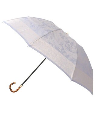槇田商店 Kirie ペイズリー アイスブルー 折りたたみ傘 水色