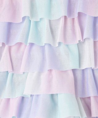 ANY KIDS フリル 天竺 ショート パンツ レインボー