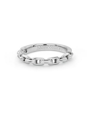 blancotokyo 【金属アレルギー対応】チェーンリング GIUSTIZIA シルバー