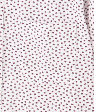 JOSEPH ABBOUD 【キングサイズ】ストレッチ コンパクトジャージープリント シャツ ワイン系5