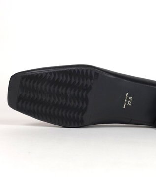 Dominic3 ダブルリング レザーローファー ブラック