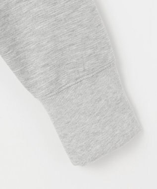 ANY ダブルジップパーカー トップグレーラメ