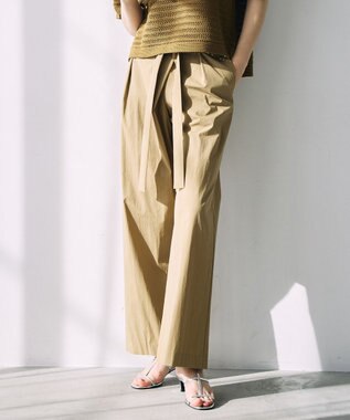 自由区 【カトリエムブーケ】Envelopper ワイドストレートラップパンツ