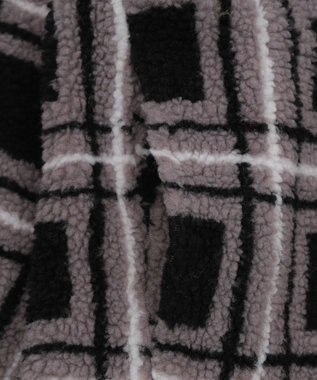 WEGO 【ユニセックス着用ITEM】ボアチェックブルゾン 柄2