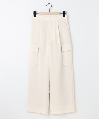 SHARE PARK LADIES サイドポケットブッチャーパンツ カーキ系