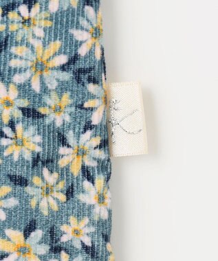 組曲 KIDS 【110-140㎝】モノトーンフラワーコーデュロイ キュロット ブルー系5