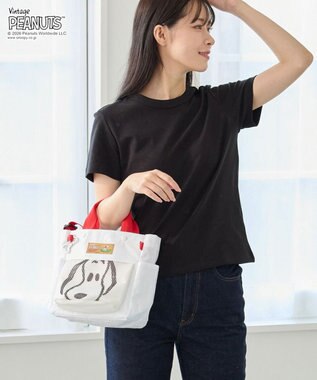 ROOTOTE 8508【ルートート】スヌーピー IP.スクエア.バディ.ピーナッツ-1E 01：ホワイト