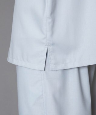 WEGO 【ユニセックス着用ITEM/SMLサイズ展開】 TRオープンカラーシャツ（SS） ライトグレー