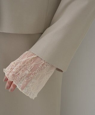 YECCA VECCA 【2点SET】ショートジャケットセットキャミワンピース Light Beige