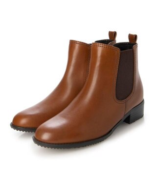 ing <ing>【WEB限定】【サスティナブルシリーズ】サイドゴアショートブーツ ブラウン