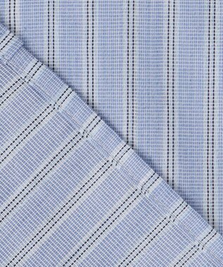 J.PRESS LADIES 【洗える】シアーピンストライプ ブラウスライク カットソー サックスベース系