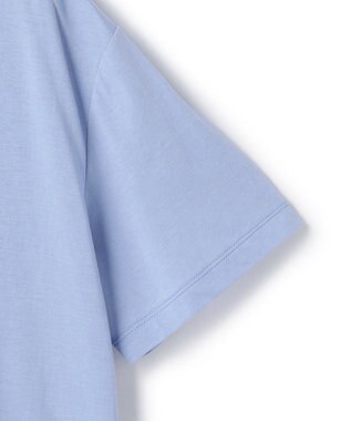 BEIGE， STELLERITE / コットンロゴTシャツ Sax