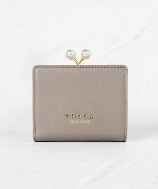 TOCCA POINT OF PEARL BIIFOLOD WALLET 2つ折り財布 グレー系