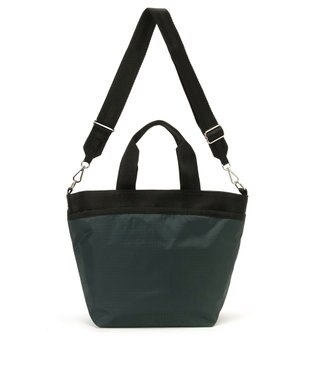 LeSportsac BUCKET TOTE/ミッドナイトグリーン/ブラック ミッドナイトグリーン/ブラック