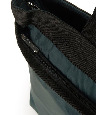 LeSportsac BUCKET TOTE/ミッドナイトグリーン/ブラック ミッドナイトグリーン/ブラック