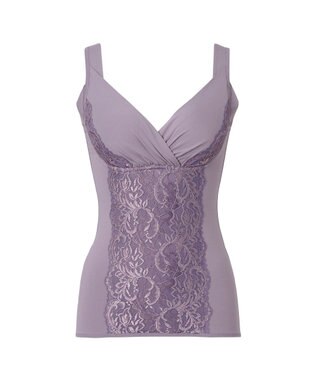 BRADELIS New York 【BRADELIS NewYork peace】綿混トリプルキャッチFITブラキャミ23 ブラデリス 補正下着 シェイパー ミスティライラック