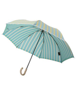 槇田商店 Stig Lindberg DRAPES グリーン 折りたたみ傘 緑