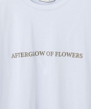 BEIGE， 【洗える】CASSIA / オリジナルロゴTシャツ Sax