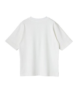 HAAG スマイルコットン BACK RIB T-SHIRTS Tシャツ ホワイト