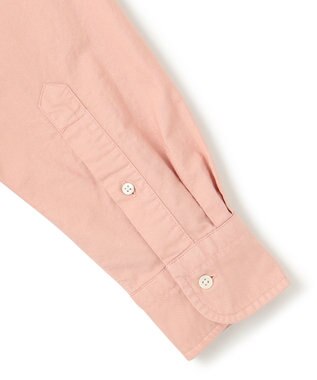 J.PRESS MEN 【大人気バックブル】バンドカラー オックスフォードシャツ ピンク系