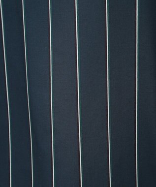 AMERICAN HOLIC ドビーストライプロングシャツ Navy