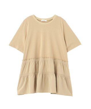 Green Parks 裾ドッキングプルオーバー Beige