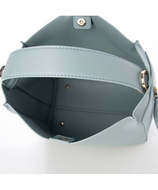 UNBILLION カシュカシュ cachecache / ミニトート付サイドポケット2wayトーバッグ サックスブルー