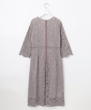 ANY SIS 【洗える】総レース ワンピース ピンク