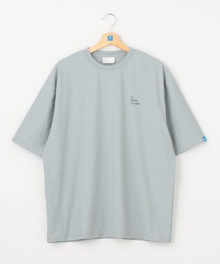 SHARE PARK LADIES 【UVカット・吸水速乾・ストレッチ・軽量 】バックプリントTシャツ ブルーグレー系