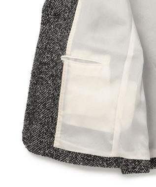 BEIGE， 【VERY 2月号掲載】SOLEIL / オーバーサイズツイードジャケット Monotone