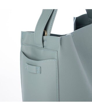 UNBILLION カシュカシュ cachecache / ミニトート付サイドポケット2wayトーバッグ サックスブルー