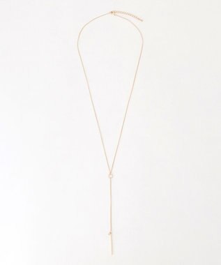 ANY ロングバーネックレス ライトゴールド