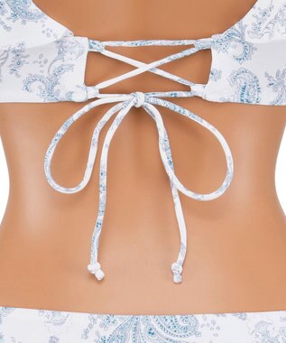 San-ai Resort（三愛水着楽園） 【SALE】軽い着け心地でしっかり盛れる【楽盛り水着】　ワイヤービキニ ホワイト