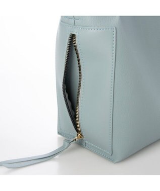 UNBILLION カシュカシュ cachecache / ミニトート付サイドポケット2wayトーバッグ サックスブルー