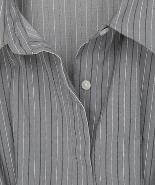 Green Parks ドロストシャーリングウエストタックシャツ Charcoal Gray