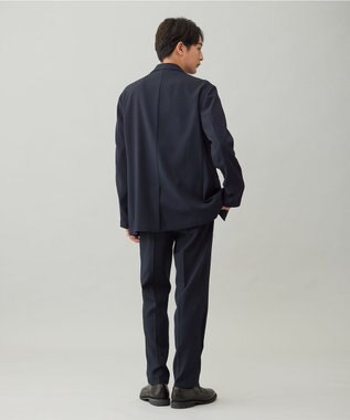 UNFILO MENS 【OCEANS 雑誌・web・YouTube 掲載】WOOL TOUCH 機能美ジャケット【東レ開発のウール見え高機能素材】 ネイビー