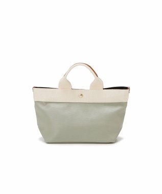 TOPKAPI 【Breath TOPKAPI】リプルネオレザー ミニトートバッグ グリーングレー