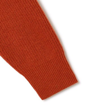 J.PRESS YORK STREET 【UNISEX】ウールカシミヤ クルーネックニット オレンジ系