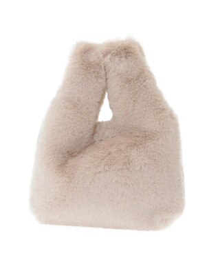 Green Parks ＥＴＳ．ミンク風ファーミニトートバック Ivory