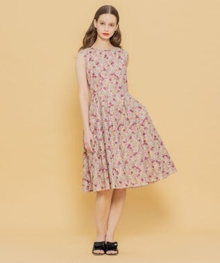 TOCCA 【LIBERTY社オリジナル素材】【洗える！】PENSTEMON ROAD ドレス ピンク系7