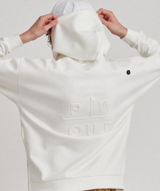 PW CIRCULUS 【MEN】スエード調 デタッチャブルフーディ ホワイト系