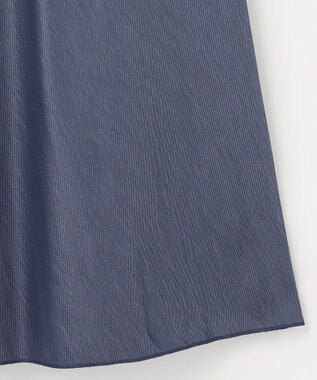 J.PRESS LADIES S 【洗える】Mistyスラブツイル プリーツ スカート ネイビー系