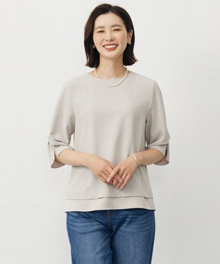 【洗える・吸水速乾・接触冷感・セットアップ対応】Light ジョーゼット ブラウス